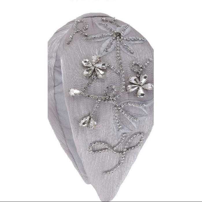 Silver Starburst Embellished Headband