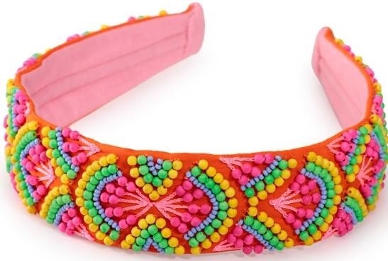 Candy Bead Kaleidoscope Embellished Headband