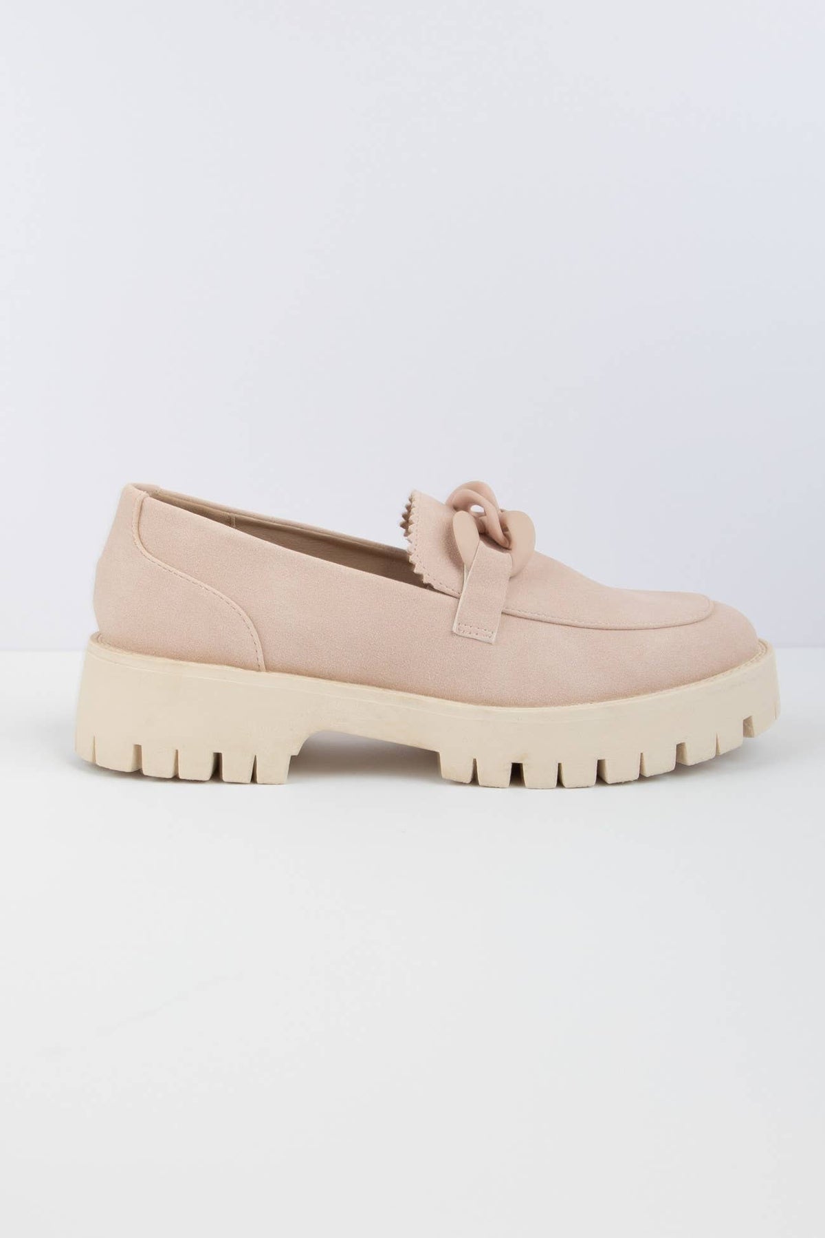 Madison Chunky Chain Lug Sole Loafers