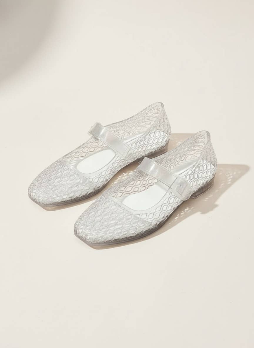 Lisa Jelly Mary Jane Flats