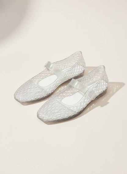 Lisa Jelly Mary Jane Flats