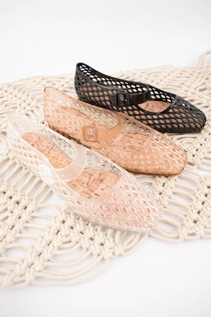Lisa Jelly Mary Jane Flats