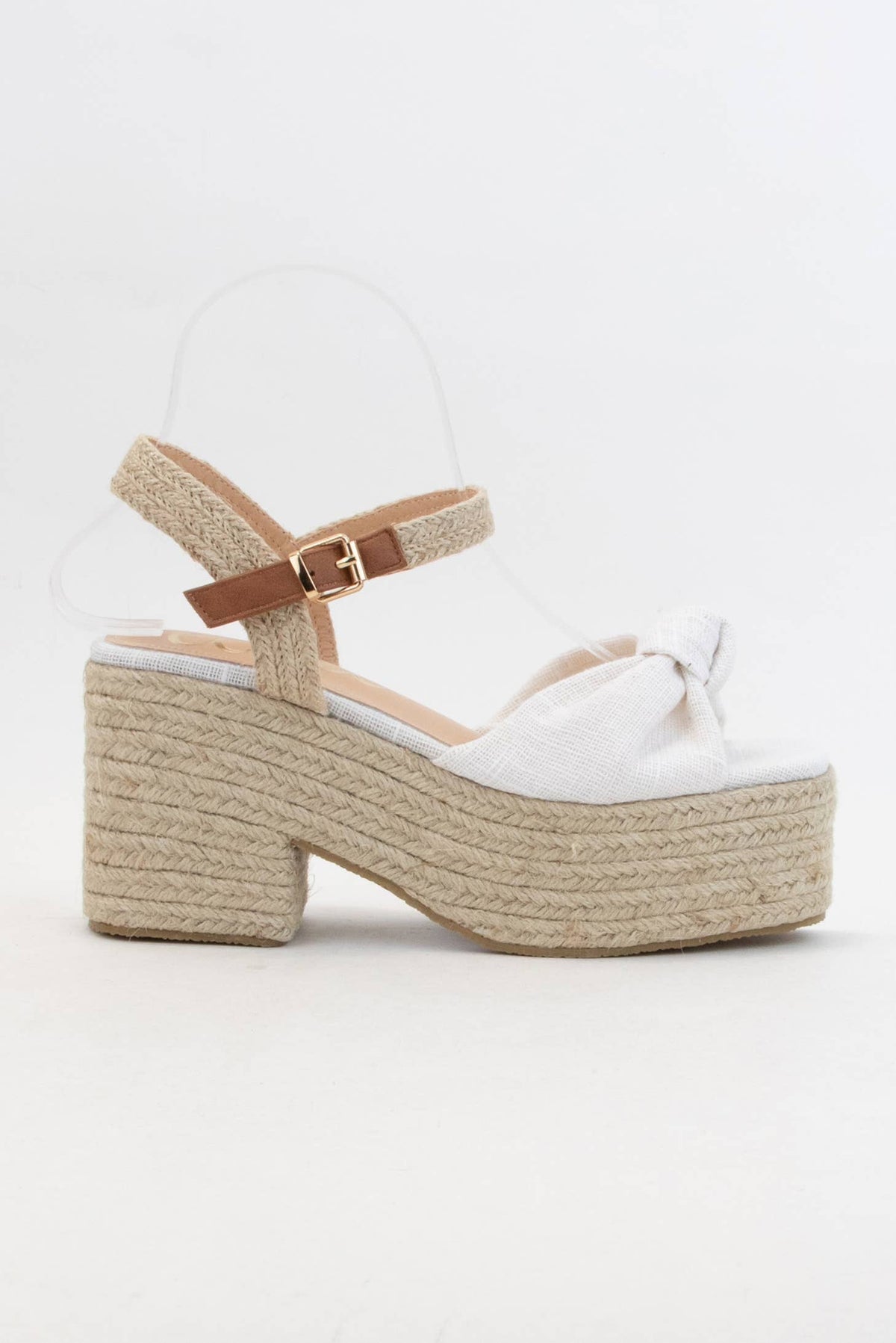 Palmer Bow Knot Platform Espadrille Sandals