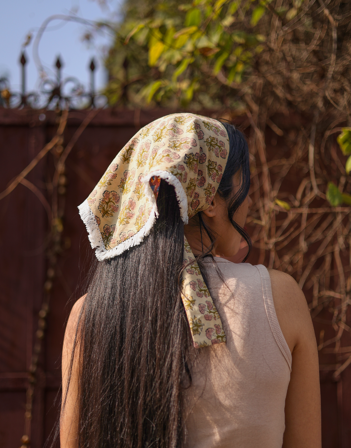 Autumn Paisley Reversible Scarf