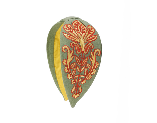 Sienna Garden Scroll Embellished Headband