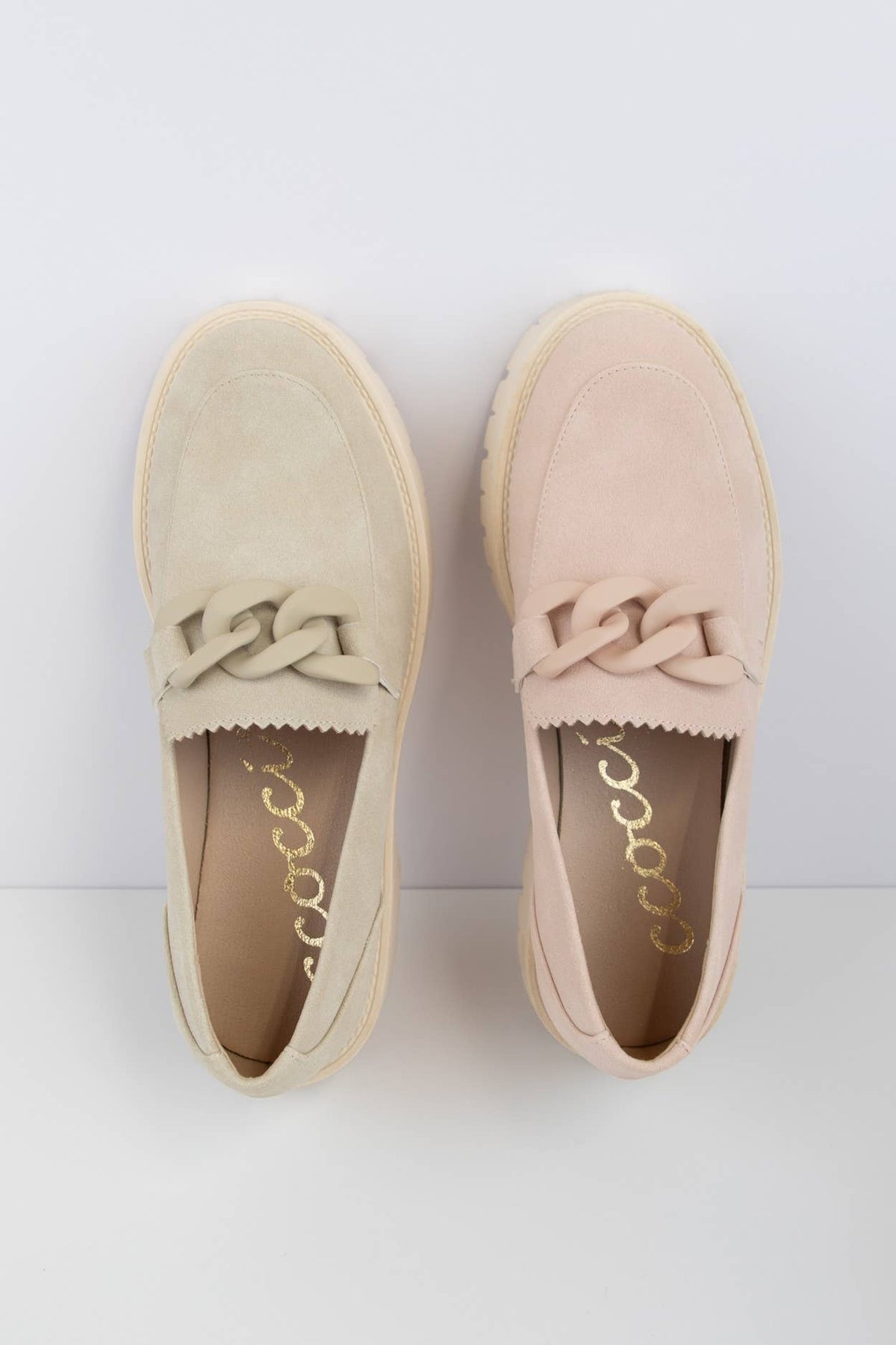 Madison Chunky Chain Lug Sole Loafers