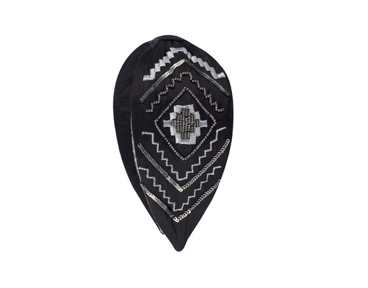 Onyx Deco Diamond Embellished Headband