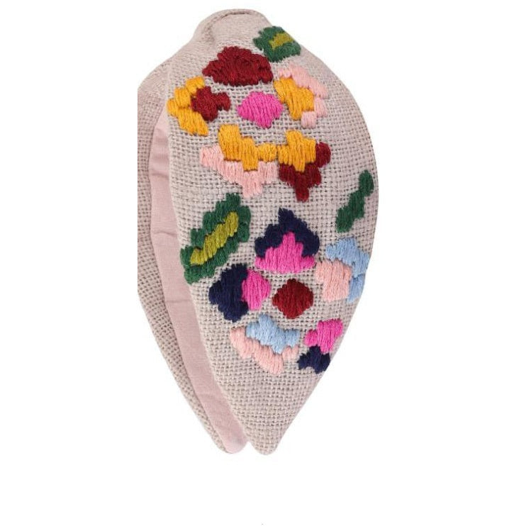 Pastel Patchwork Bloom Embellished Headband
