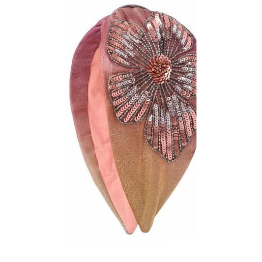 Rose Gold Sunburst Embellished Headband