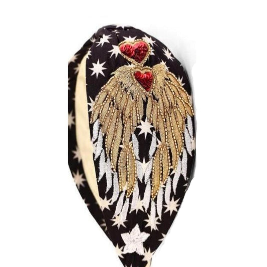 Midnight Eagle Spirit Embellished Headband