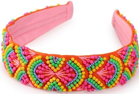 Candy Bead Kaleidoscope Embellished Headband