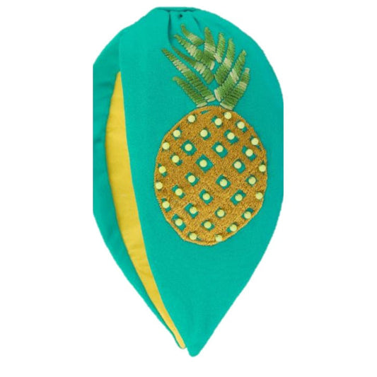 Turquoise Pineapple Embellished Headband