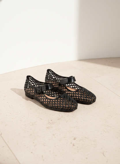 Lisa Jelly Mary Jane Flats