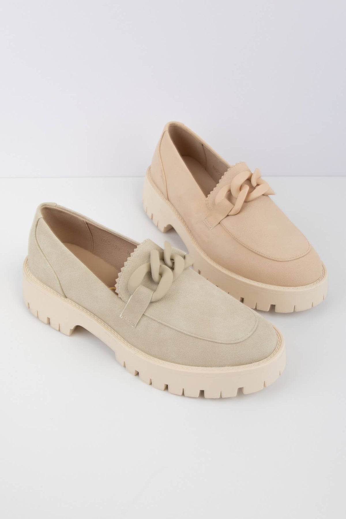 Madison Chunky Chain Lug Sole Loafers