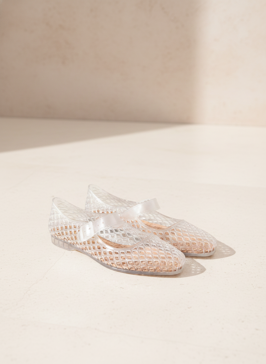 Lisa Jelly Mary Jane Flats