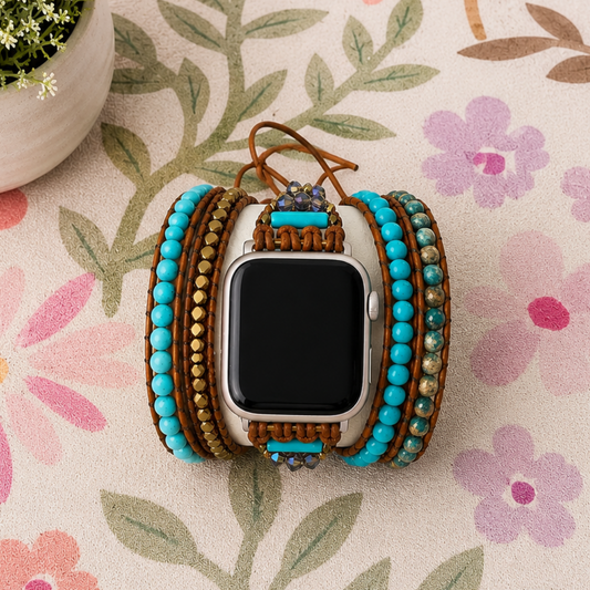 Turquoise Tide Wrap Apple Watch Band