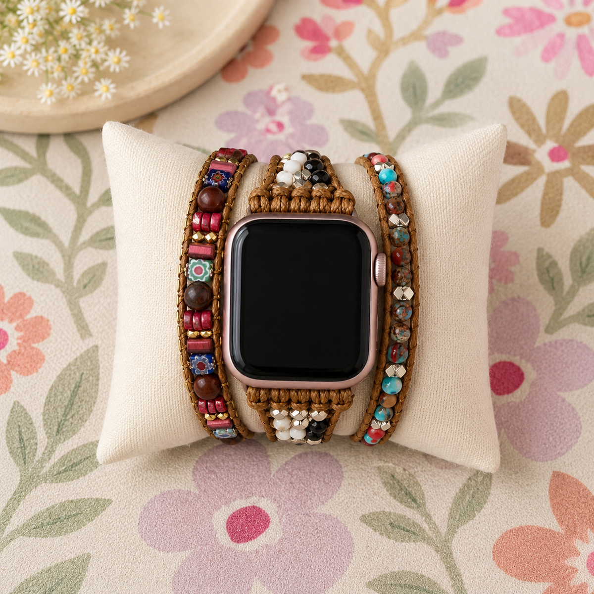 Fiesta Mosaic Wrap Apple Watch Band