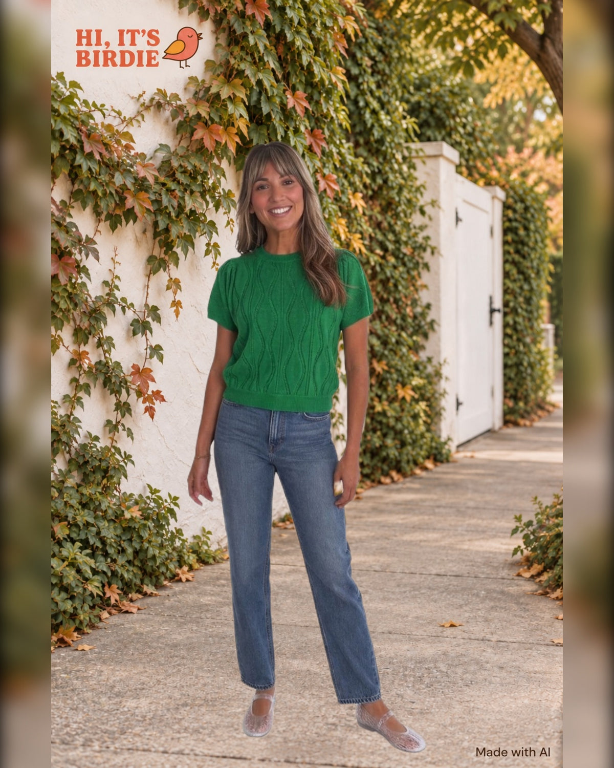 Sweet Pea Puff-Sleeve Top