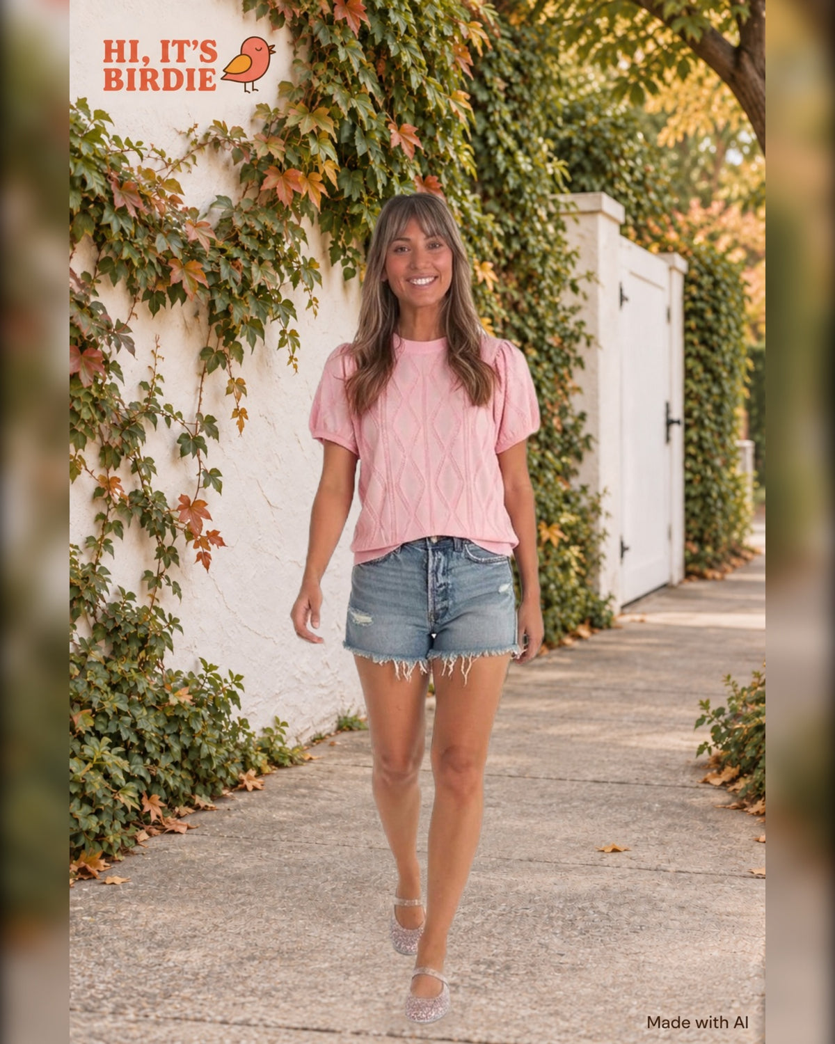 Sweet Pea Puff-Sleeve Top