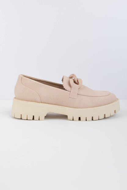 Madison Chunky Chain Lug Sole Loafers