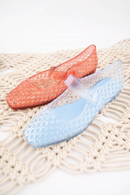 Lisa Jelly Mary Jane Flats