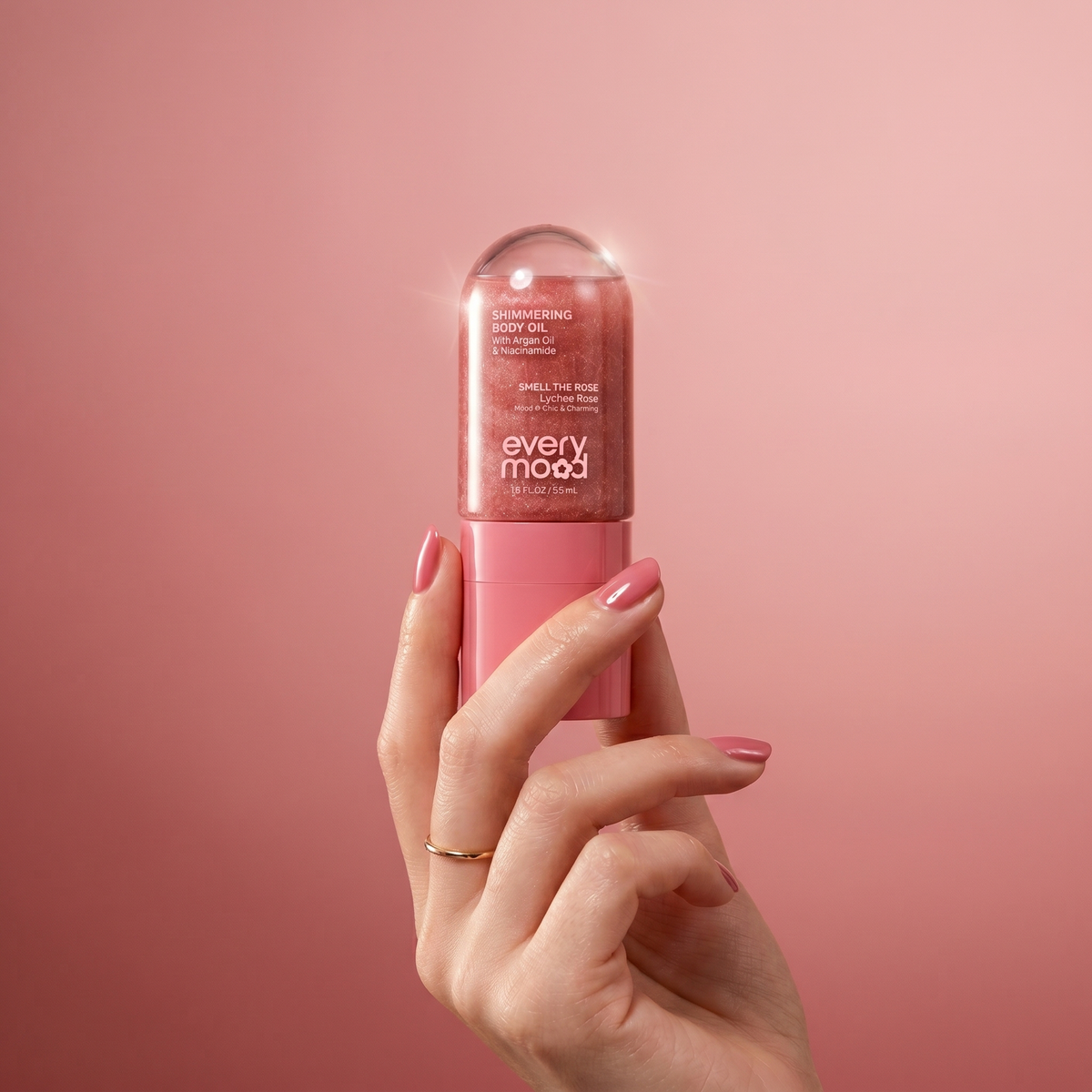 EveryMood | Shimmering Body Oil | Smell the Rosé | 55mL